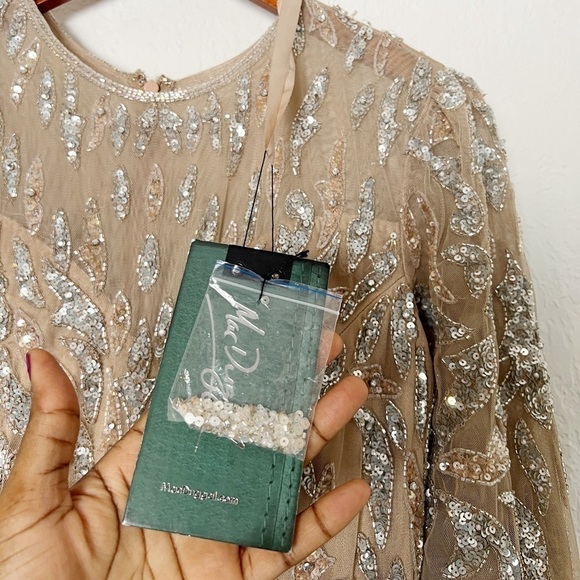 Mac Duggal Jewel Long Sleeves Evening Dress - Picture 9 of 12